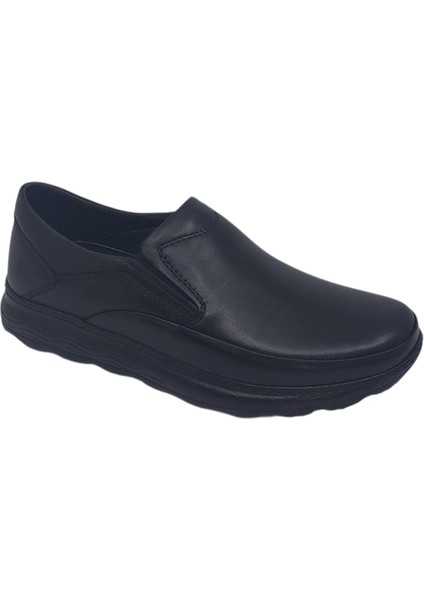 Paggi 404 Erkek Siyah Hakiki Deri Günlük Kullanım Poli Taban ( Hafif ) Ayakkabı fiyatları