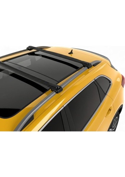 Bmw E91 Touring - Wagon (2006-2010) Için Kilitlenebilir Ara Atkı Tavan Barları - 2li Bar - Siyah