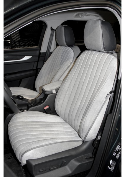 Togg T10F Oto Koltuk Koruyucu Kılıf 2025-SONRASI Karina Serisi Gri