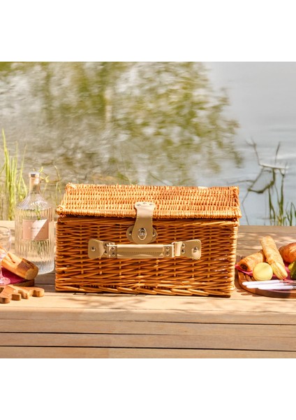 Cestino Italy Siyah Ekose Astarlı 4 Kişilik Piknik Sepeti modelleri