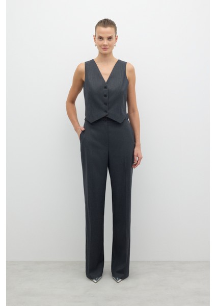 Geniş Paça Pantolon Standart Renk K2512014_089 indirimleri