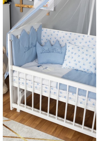 Doğal Ahşap Beşik Anne Yanı Sallanır 70X130 - Nakışlı Uyku Seti +Cibinlik fiyatları