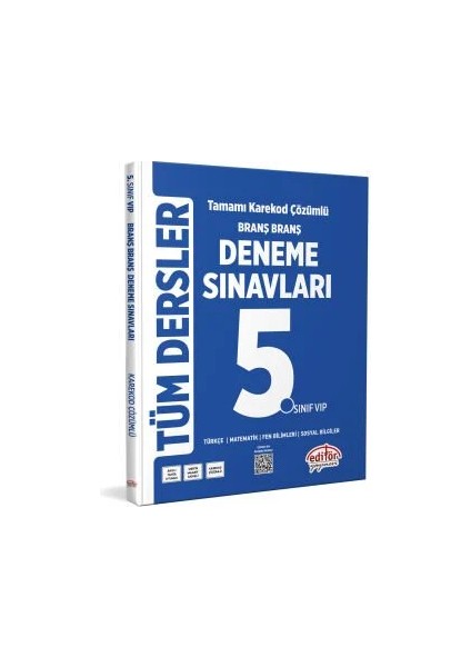 5.sınıf Tüm Dersler Branş Branş Deneme Sınavları