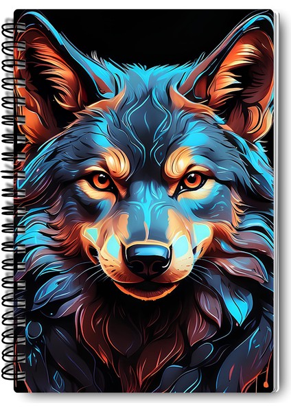 Pop Art Kurt Temalı Tasarım Tel Spiralli 4'lü Hatıra, Günlük, Ajanda, Anı, Okul Defter Seti fırsatları