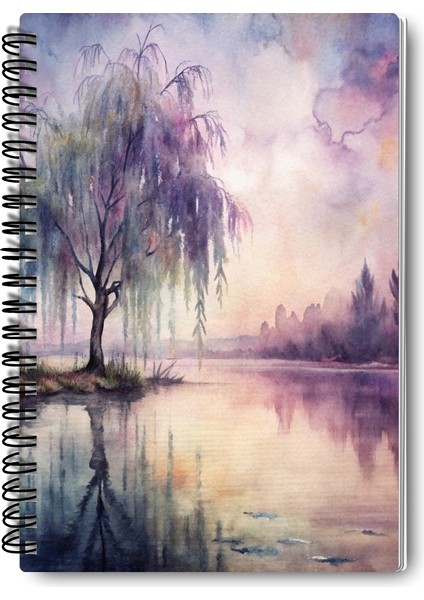 Purple Dream Nostaljik Tasarım Tel Spiralli 4'lü Hatıra, Günlük, Ajanda, Anı, Okul Defter Seti modelleri