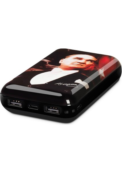 Artpower Atatürk Portre 10.000 Mah Taşınabilir Şarj Aleti / Powerbank.