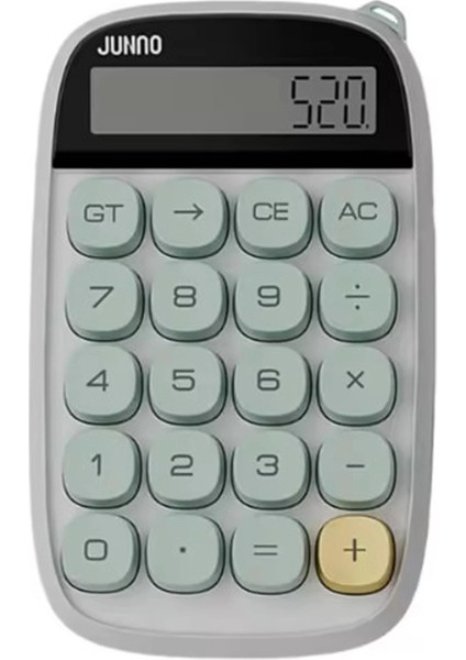 Sevimli Kare Tuşlu 10 Haneli Ldc Ekran Hesap Makinası Yeşil