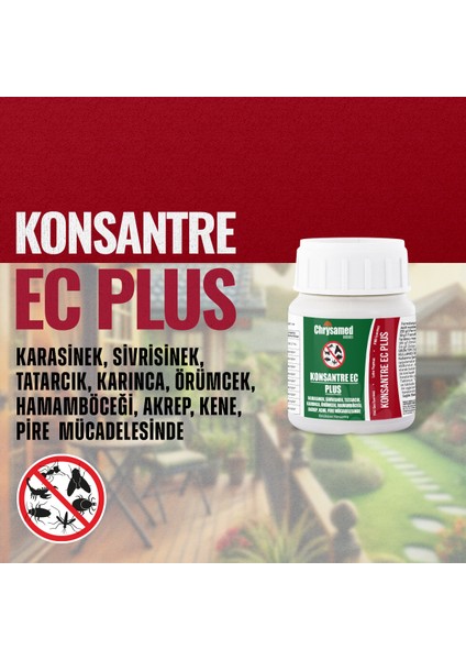 Konsantre Ec Plus 50 ml Böcek Haşere İlacı