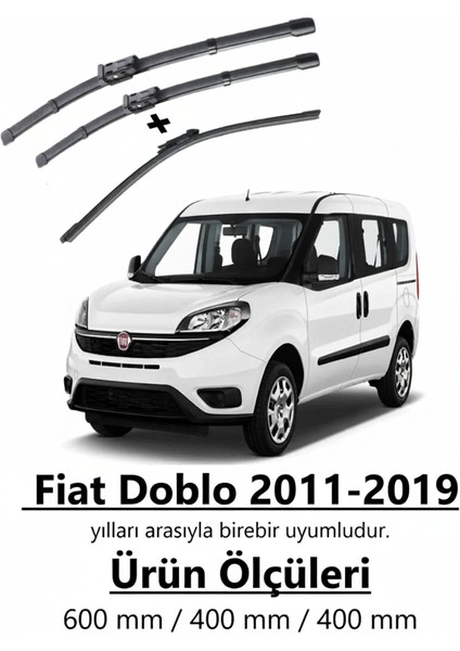 Fiat Doblo Ön Ve Arka Silecek Takımı 2011-2019