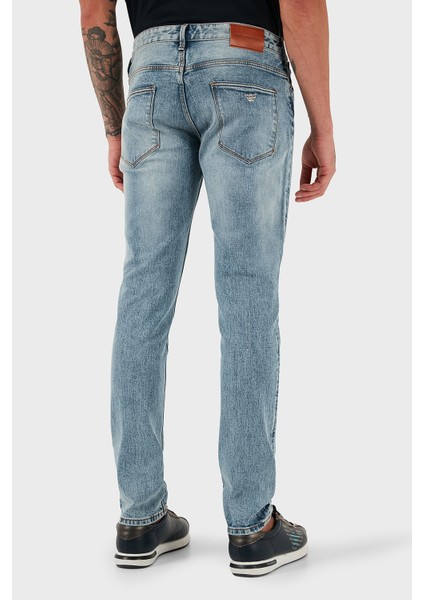 Streç Pamuklu Slim Fit Düşük Bel Dar Paça Jeans Erkek Kot Pantolon EM000121 AF17485 MB002 fırsatları