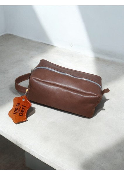 Hakiki Deri Kişisel Bakım,seyahat ve El Çantası Kahverengi modelleri
