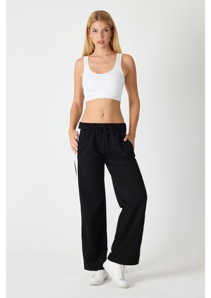 Kadın Yanı Şeritli Plazzo Pantolon 3000 modelleri