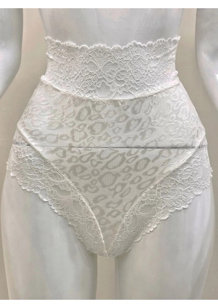 Ekru Dantelli Yüksek Bel Külot VENÜS-K1012 fiyatları
