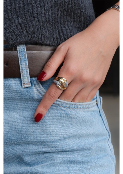 Zirkon Taşlı Çelik Yüzük fiyatları