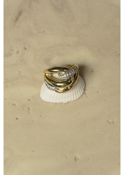 Zirkon Taşlı Çelik Yüzük fırsatları