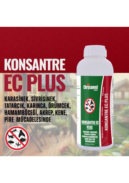 Konsantre Ec Plus 1 lt Böcek Haşere İlacı