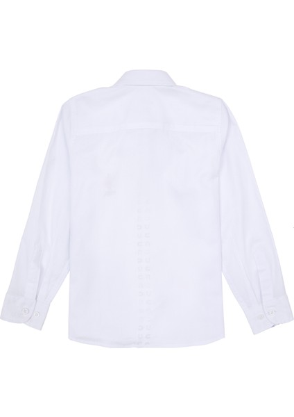 Erkek Çocuk Beyaz Gömlek Desenli 50316701-VR013 modelleri