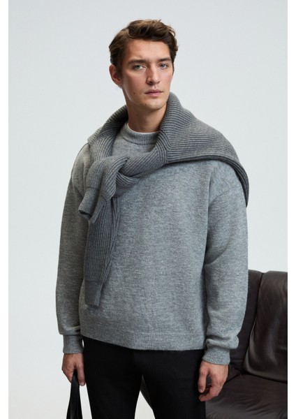 Tromso Erkek Pofuduk Yumusacık Recyle Bisiklet Yakalı Triko Grimelanj Kazak fırsatları