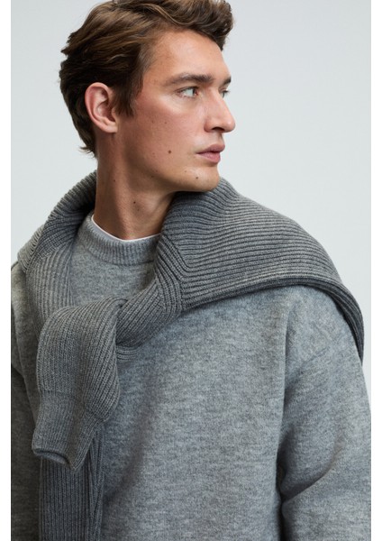 Tromso Erkek Pofuduk Yumusacık Recyle Bisiklet Yakalı Triko Grimelanj Kazak indirimleri