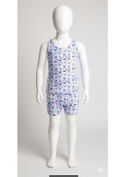 2'li Çocuk Pamuklu Atlet ve Boxer Külot Seti | Alerji Yapmayan %100 Pamuk Askılı Atlet | Nefes Alan Rahat Kumaş – Renkli ve Desenli Modeller fiyatları