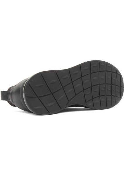 Erkek Siyah Bağcıklı Kalın Tabanlı Deri Ayakkabı indirimleri