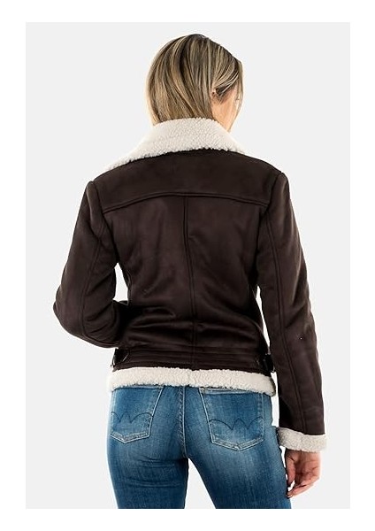 Kadın Mont Kahverengi 15304775 Onlnewdıana Avıator