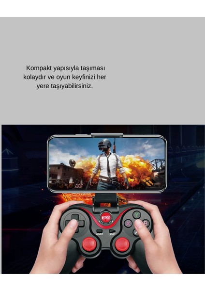 Techmrt Ergonomik Tasarımlı Şarjlı Kablosuz Gamepad indirimleri