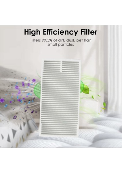 A8 / Eureka E10S / Eta Aurum Pro 624 Robot Vakum Aksesuarları Yedek Ana Yan Fırça Filtresi Mop Pad Için 11 Adet (Yurt Dışından) fiyatları