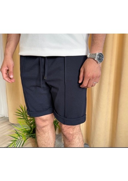 Jakar Kumaş Çima Detaylı Şort