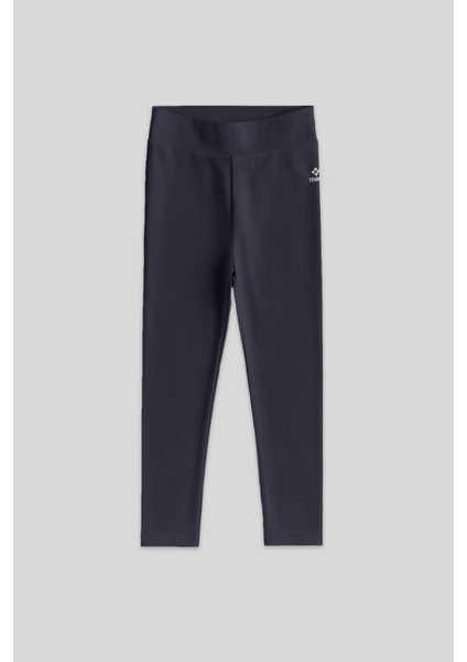 Antrasit Yüksek Bel Dar Paça Kız Çocuk Tayt - 75047