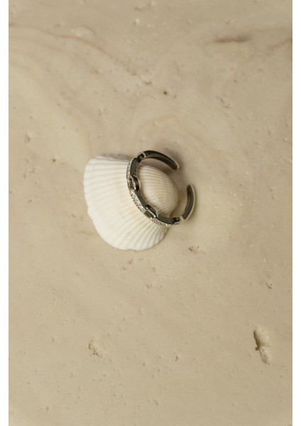 Zirkon Taşlı Çelik Yüzük indirimleri