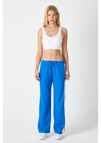 Kadın Yanı Şeritli Plazzo Pantolon 3000