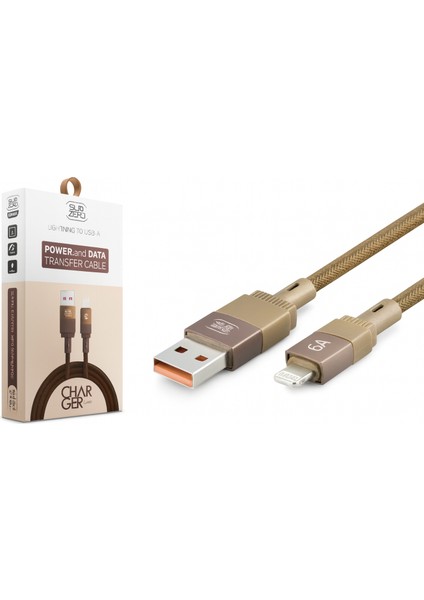 ⚡ Subzero CL165 Metal Başlık Hasır 6A Lightning Hızlı Şarj Data Kablosu 1mt | Dayanıklı ve Yüksek Performanslı fiyatları