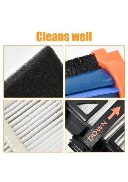 Köpekbalığı Aı AV2501A Için Yedek Parçalar RV2502A RV2610WA Vakum Süpürge Ön Filtre Ön Motor Köpük Keçe Filtresi (Yurt Dışından) modelleri