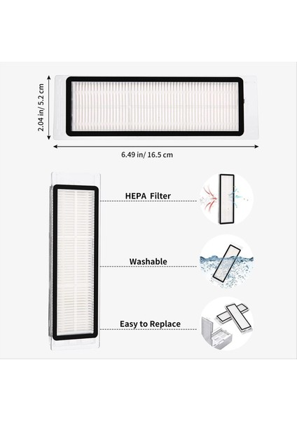 Xiaomi Için Roborock S5 Max S6 Pure S6 Maxv Vakum Süpürge Yedek Parçalar Ana Yan Fırça Hepa Filtre Mop Kumaş Aksesuarları (Yurt Dışından) modelleri