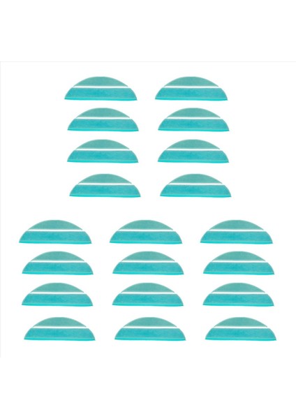 20PCS Cecotec Conga Ultra 2290 Aksesuarlar Için Mop Kumaşları Robotik Vakum Süpürge Parçaları (Yurt Dışından)