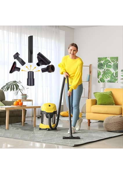 Vakum Süpürge Nozul Seti 32-35MM Crevice Nozul Mobilya Fırçası ile Evrensel Vakum Süpürge Ek Fırçası (Yurt Dışından) indirimleri