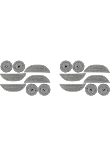 Roborock S8 Maxv Ultra Vibra Rise 3 0 Kumpas Sistemi Için Ayarlanan 8x Mikrofiber Mendil - Hızlı ve Yeniden Kullanılabilir ve Yıkanabilir (Yurt Dışından)