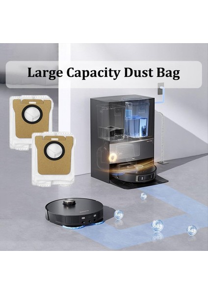 Dreame L20 Ultra Için Aksesuar Kiti Dreame X20 Pro / X20 Pro Plus Robot Vakum Fırçalar Filtreler Mop Kumaşları Toz Torbaları (Yurt Dışından) indirimleri