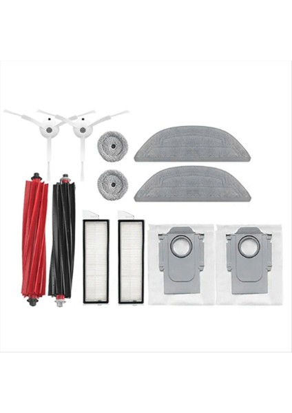 Roborock S8 Maxv Ultra G20S Robot Ana Yan Fırça Hepa Filtre Mop Vakumları Temizleyici Yedek Parça Aksesuarları (Yurt Dışından)