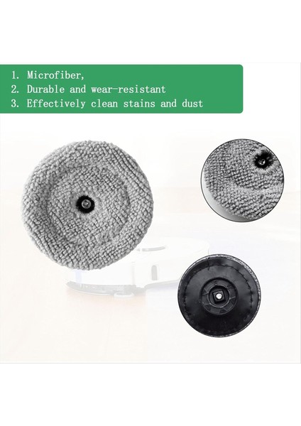 Roborock Için Paspas Pedleri S8 Max/s8 Maxv Ultra Robot Elektrikli Süpürge Aksesuarları Değiştirmeler Parçalar Paçavra Küçük Paspas Bezleri (Yurt Dışından) modelleri