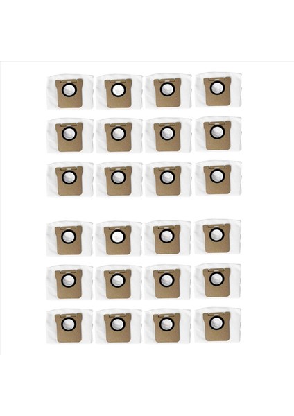 Dreame Bot L10S Için 24 Pccs Ultra/mijia B101CN/DREAM S10 S10 Pro Robot Vakum Süpürge Yedek Parçaları Toz Çantası (Yurt Dışından)