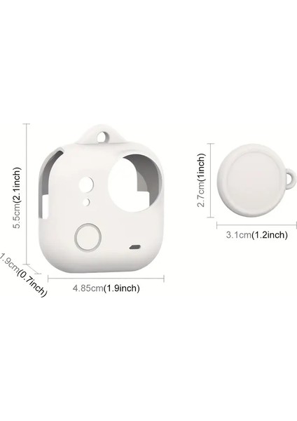 INSTA360 Go Ultra Silikon Kılıf ve Lens Cap (Lens Kapağı) Seti Beyaz fiyatları