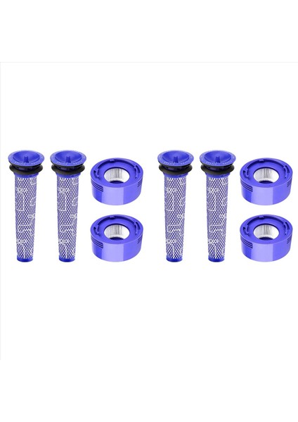 8 Pack Filtre Dyson V7 V8 Hayvan ve V8 Mutlak Kablosuz Vakum Süpürge Hepa Filtre Değiştirme (Yurt Dışından)