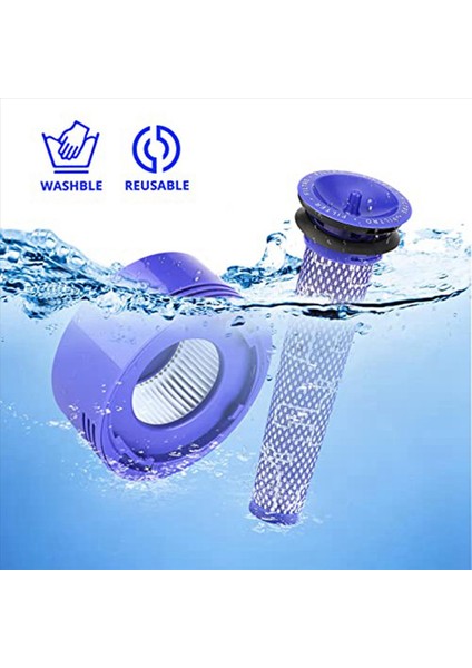 8 Pack Filtre Dyson V7 V8 Hayvan ve V8 Mutlak Kablosuz Vakum Süpürge Hepa Filtre Değiştirme (Yurt Dışından) fırsatları