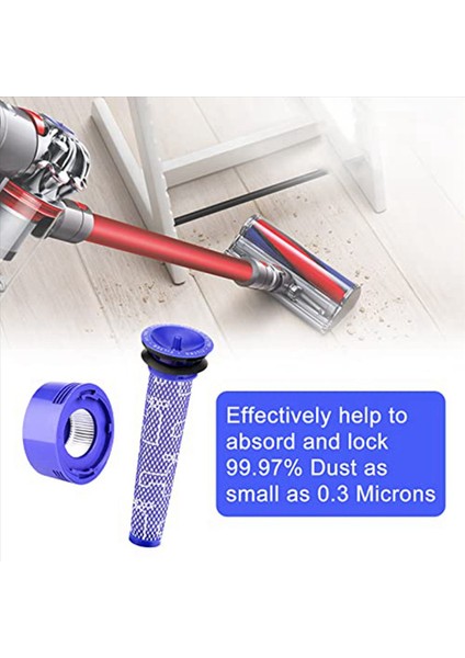 8 Pack Filtre Dyson V7 V8 Hayvan ve V8 Mutlak Kablosuz Vakum Süpürge Hepa Filtre Değiştirme (Yurt Dışından) indirimleri