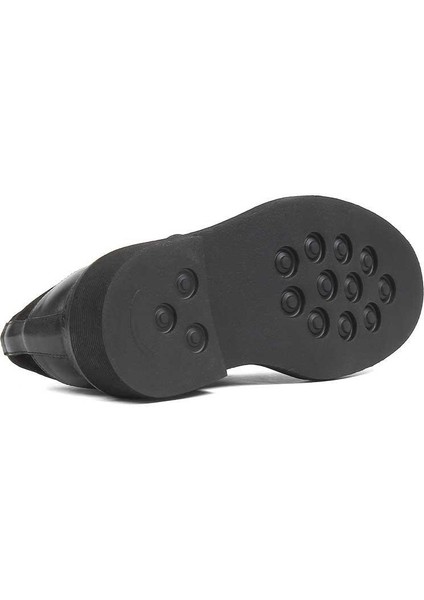 Erkek Siyah Bağcıklı Süet Deri Günlük Ayakkabı