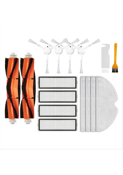 Xiaomi Robot Vakum Mop 2c / XMSTJQR2C Robot Vakuumlar Silin Yan Fırça Hepa Filtre Mop Rag Yedek Parçalar Aksesuarlar (Yurt Dışından)