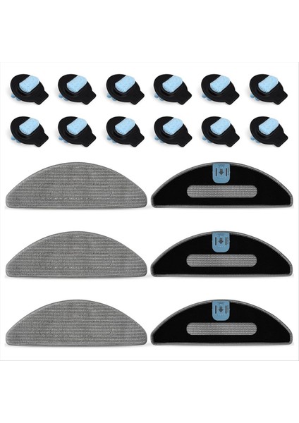 Irobot Roomba Combo I8+ / I8 / Combo J5 / Combo J5+ / Combo I5 / Combo I5+ Otomatik Emme Mop Robot Yıkanabilir Mops (Yurt Dışından)