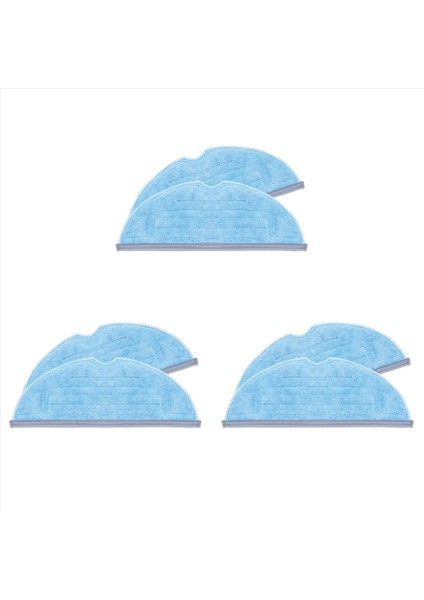 6pcs Yedek Paspas Roborock S7 Vakum Süpürge Süpürücü Aksesuarları Için Rag Bezleri (Yurt Dışından)